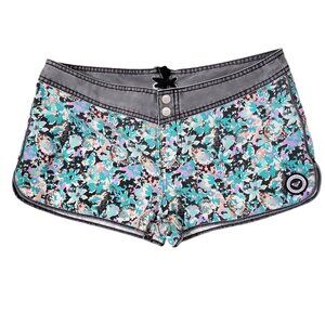 Roxy Women's Swim Boardshorts Size 9 Floral